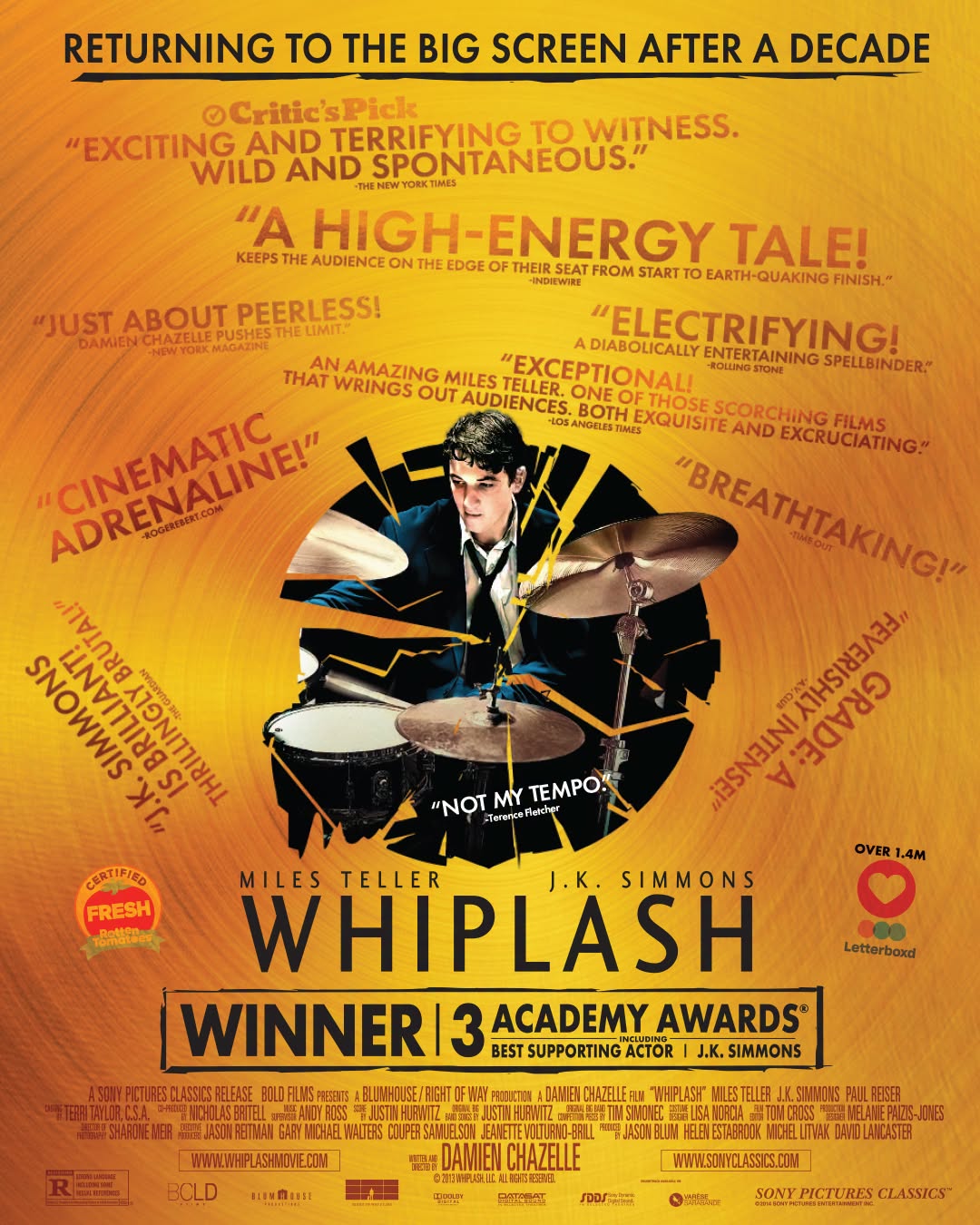 進擊的鼓手 4K重映 WHIPLASH